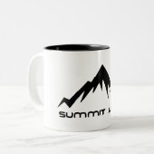 Summit Junkie Zweifarbige Tasse (Vorderseite Links)