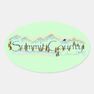 Summit Landkreis Colorado Aufkleber