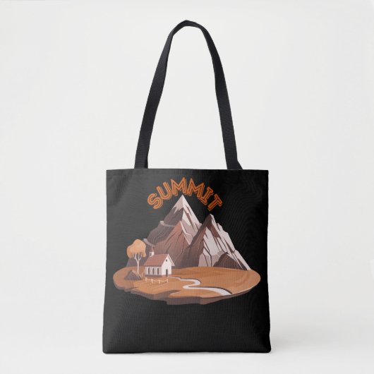 Summit Mountain Adventure Nature Lover Drawstring Tasche (Vorderseite)