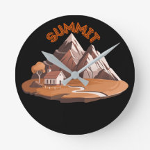 Summit Mountain Adventure Rundwanduhr