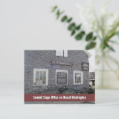 Summit Stage Office Mount Washington Photographic Postkarte (Stehend Vorderseite)