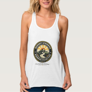 Summit Striders Vintage Trail Running Abzeichen T- Tank Top