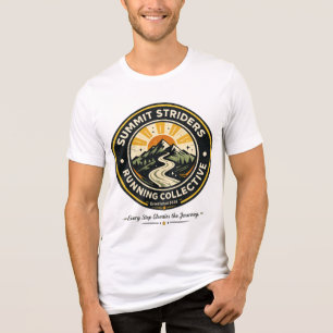 Summit Striders Vintage Trail Running Abzeichen T- Tri-Blend Shirt