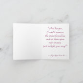 "SUMMON THE STARS" KARTE (Innenseite)