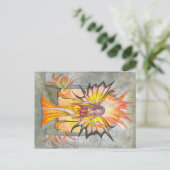 Summoning Fire Fairy Postcard Postkarte (Stehend Vorderseite)