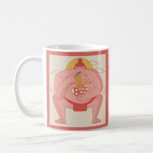 Sumo aß Ramen Kaffeetasse (Links)