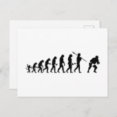 Sumo Evolutionstheorie des Kampf Postkarte (Vorne/Hinten)