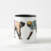 Sumo gegen Football-Tasse Tasse (Zentrum)