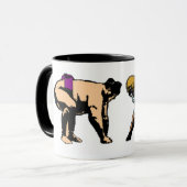 Sumo gegen Football-Tasse Tasse (Vorderseite Links)