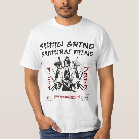 Sumo Grind Samurai Mind T-Shirt (Vorderseite)