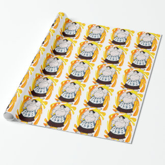 Sumo-Kehrmaschine Geschenkpapier