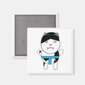 Sumo Kitty Magnet (Vorderseite/Rückseite)