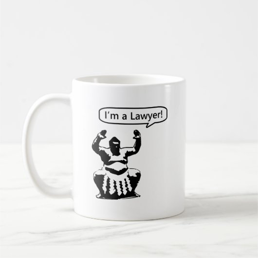 Sumo Lawyer Kaffeetasse (Links)