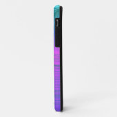 Sumo Lila und Powder Blue Curve iPhone Case (Hinten/Links)