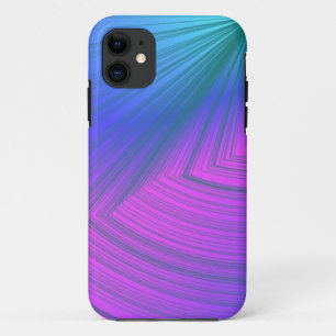 Sumo Lila und Puderblau Curve iPhone-Hülle iPhone 11 Hülle