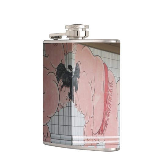 Sumo Mural Kunst Flachmann (Links)