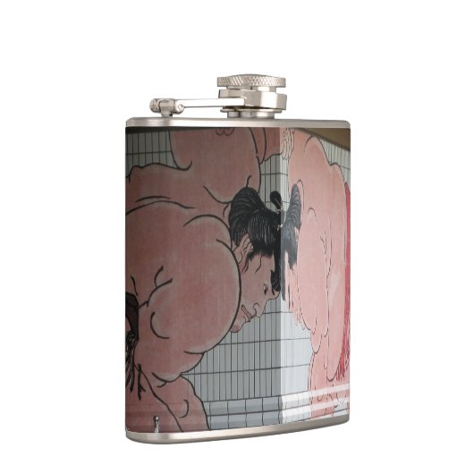 Sumo Mural Kunst Flachmann (Rechts)