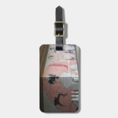 Sumo Mural Kunst Gepäckanhänger (Vorderseite vertikal)