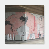 Sumo Mural Kunst Magnet (Vorne)