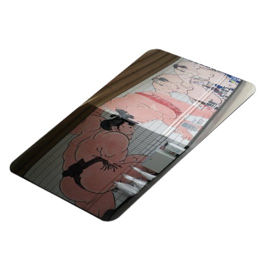 Sumo Mural Kunst Magnet (Linke Seite)
