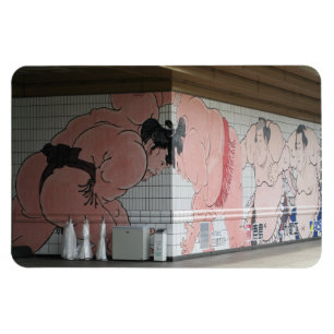 Sumo Mural Kunst Magnet
