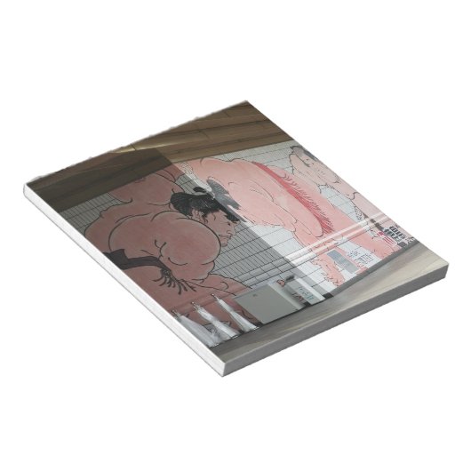 Sumo Mural Kunst Notizblock (angewinkelt)