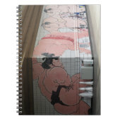 Sumo Mural Kunst Notizblock (Vorderseite)