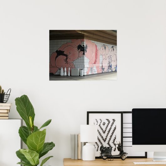 Sumo Mural Kunst Poster (Heimbüro)