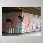 Sumo Mural Kunst Poster (Vorne)