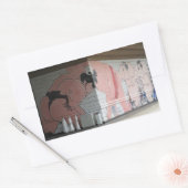 Sumo Mural Kunst Rechteckiger Aufkleber (Umschlag)