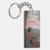 Sumo Mural Kunst Schlüsselanhänger (Vorderseite links)