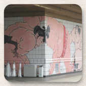 Sumo Mural Kunst Untersetzer (Vorderseite)