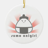 Sumo Onigiri Keramikornament (Vorne)