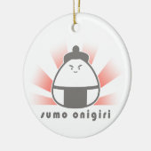 Sumo Onigiri Keramikornament (Links)