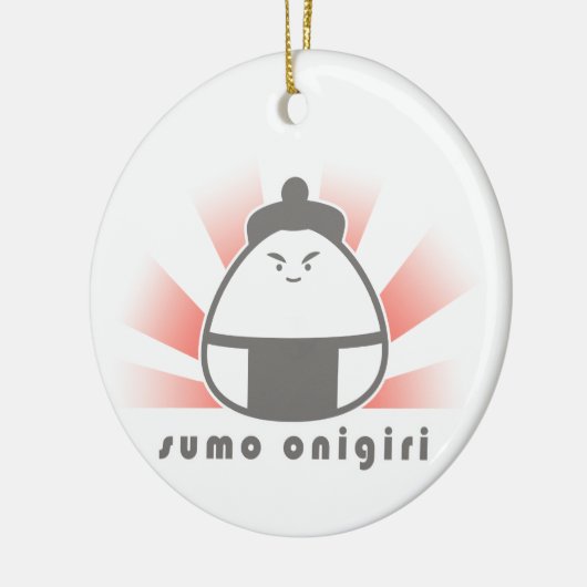 Sumo Onigiri Keramikornament (Links)