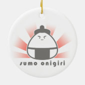 Sumo Onigiri Keramikornament (Hinten)