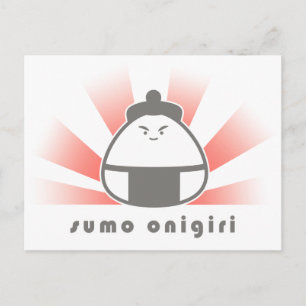 Sumo Onigiri Postkarte
