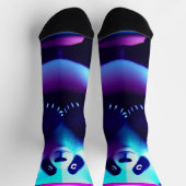 Sumo Panda The Bamboo Gnasher, Crew Socken (Oben)