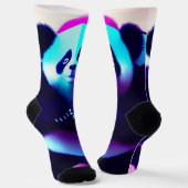 Sumo Panda The Bamboo Gnasher, Crew Socken (Gewinkelt)