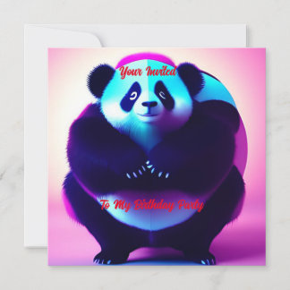 Sumo Panda The Bamboo Gnasher, Einladung zum Gebur