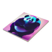 Sumo Panda The Bamboo Gnasher, Keramik Tile Fliese (Seite)
