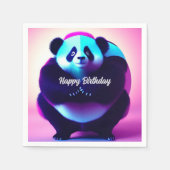 Sumo Panda The Bamboo Gnasher, Paper Napkins Serviette (Vorderseite)