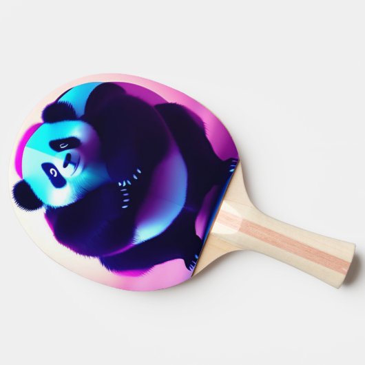 Sumo Panda The Bamboo Gnasher, Ping Pong Paddle Tischtennis Schläger (Seitenansicht)