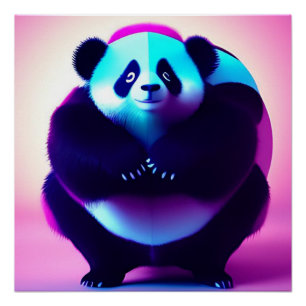 Sumo Panda The Bamboo Gnasher, Poster