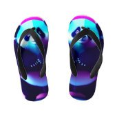 Sumo Panda The Bamboo Gnasher, Thongs Kinderbadesandalen (Fußbett)