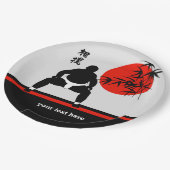 Sumo Pappteller (Schrägansicht)