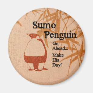 Sumo Penguin Magnet