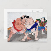Sumo Postkarte (Vorne/Hinten)
