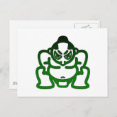 Sumo Postkarte (Vorne/Hinten)
