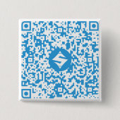 SUMO QR-Code Quadrat-Knopf 2" Button (Vorderseite)